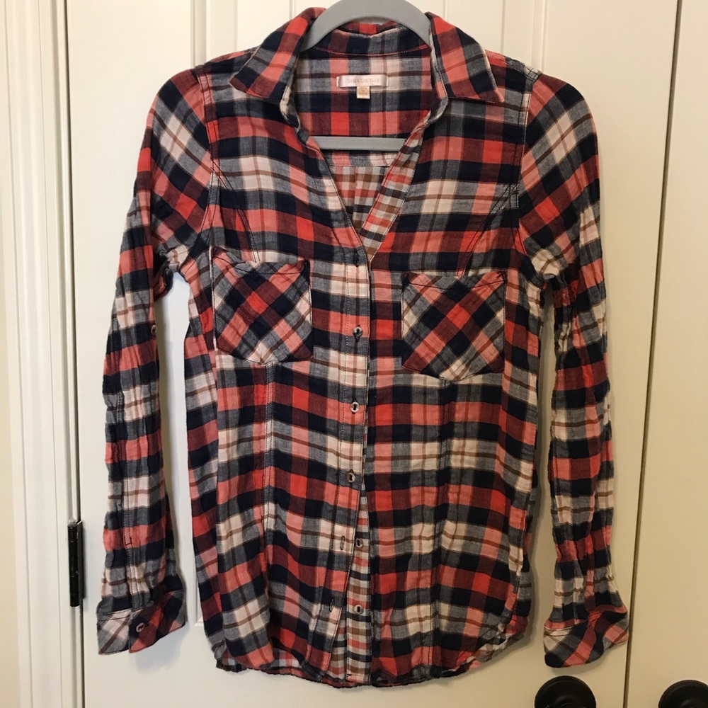 Skies Are Blue Button Down